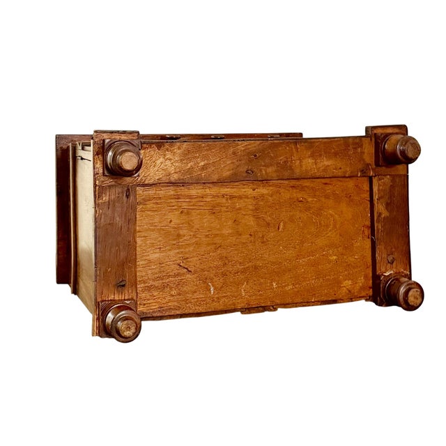 Italian Inlaid Tabletop Chest With Secret Compartments and Key For Sale - Image 12 of 12