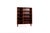 This elegant Danish bookcase is made of beautiful rosewood veneer (Bolivian rosewood) with a deep, warm colour and...