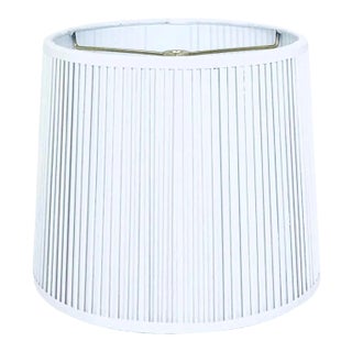 Retro Drum Stick Shade in Solid White, 16" For Sale