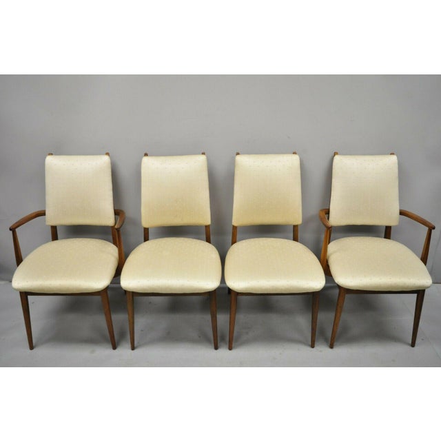 Vintage Century Danish Modern Walnut Upholstered Dining Room Chairs