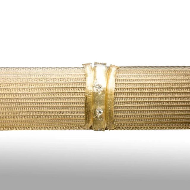 Gold Venetian Rigatello Mirror For Sale - Image 3 of 5