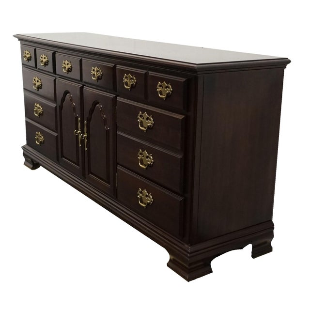 KINCAID FURNITURE Cherry Mountain III Traditional Style 69" Triple Door Dresser 71-160 33.25" High 69.5" Wide 19" Deep We...