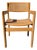 Mid-Century Birch and Cane Accent Chair For Sale