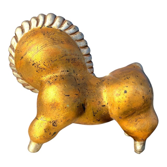 Mid 20th Century Russel Wright "Libiloo" Ceramic Abstract Circus Horse Sculpture For Sale