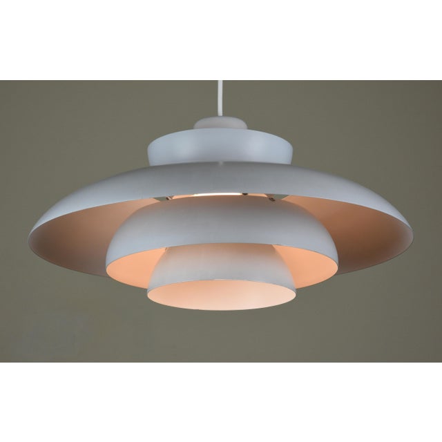 Fog & Mørup Penta Pendant Lamp by Jo Hammerborg for Fog & Mørup, Denmark, 1960s For Sale - Image 4 of 12