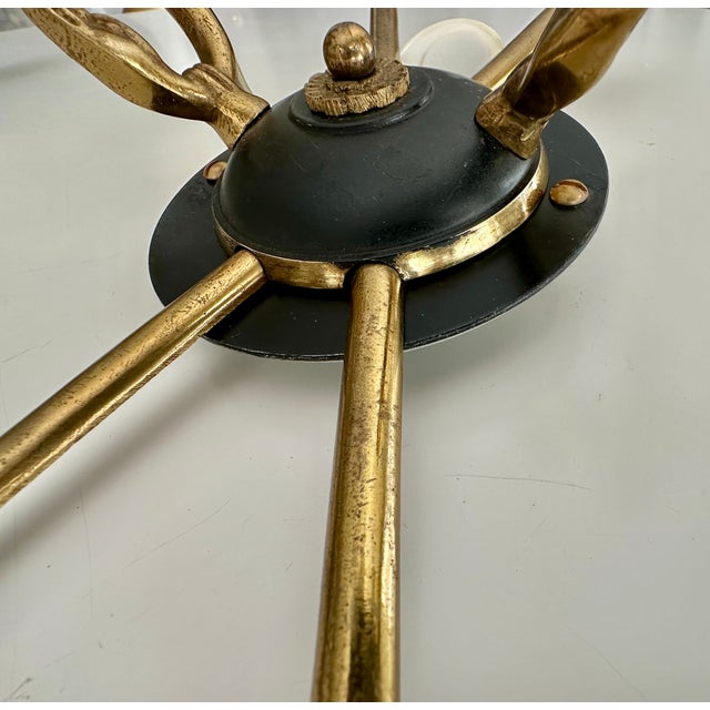 Pair French Empire Style Arrow Swan Wall Sconces For Sale - Image 10 of 15