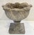 Mid 20th Century English Garden Stone Planter Pot or Urn With Acanthus Relief - Three Available For Sale - Image 5 of 11
