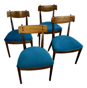 1960s (4) Kipp Stewart Design Declaration Chairs for Drexel