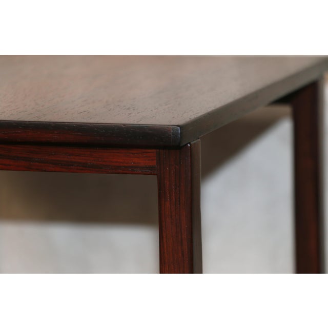 Pair of Vintage Rosewood Side Tables by Kai Kristiansen, Denmark, 1960s For Sale - Image 14 of 18