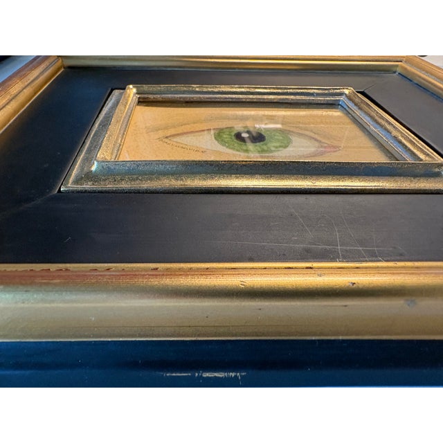 Wood Contemporary Mary Maguire Original Lover’s Eye Print, Framed For Sale - Image 7 of 9
