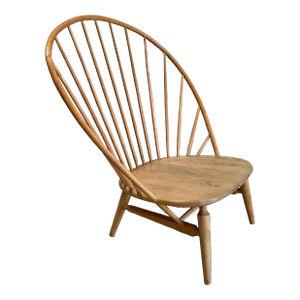Vintage Hans Wegner Peacock Style Spindle Back Chair