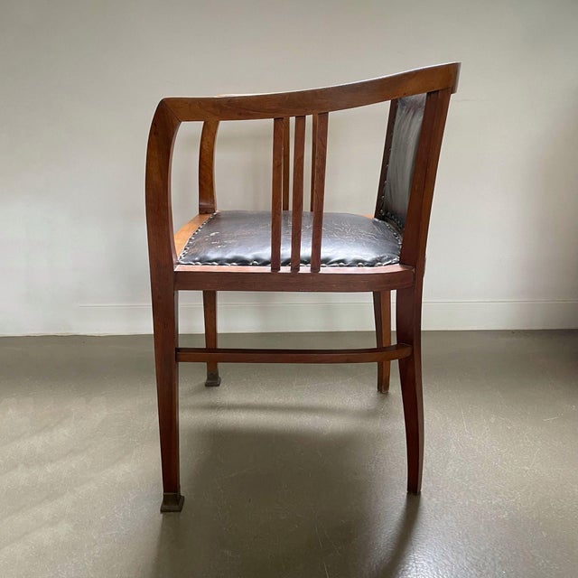 Vienna Secession Art Deco Chair, Austria, 1900s For Sale - Image 4 of 17