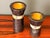 1980s Pair of Tessellated Horn and Brass Candle Holders For Sale - Image 9 of 12
