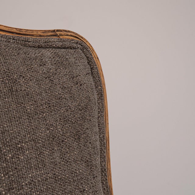 19th Century France Louis XV Taupe Wood Armchair For Sale - Image 4 of 10