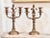 Pair of rare Eugène Bazart Louis XVI Gilt Bronze Two-Light Candelabra , each candelabrum with spiraling fluted stem...