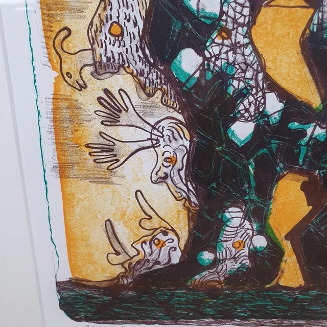 Bjørn Nørgaard, Abstract Scene, 2003, Lithograph For Sale - Image 6 of 11