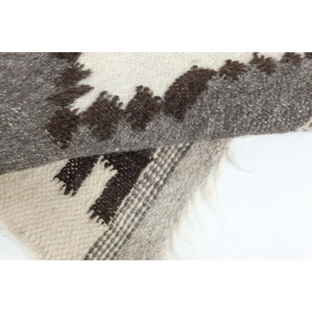 Folk Art European Folk Stamverband Goat Hair Rug by Doris Leslie Blau For Sale - Image 3 of 9