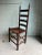 19th Century Set of 5 Antique Maple Ladder Back Rush Seat Side Chairs For Sale In Washington DC - Image 6 of 11