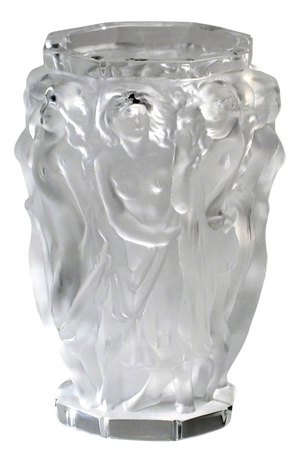 Baccantes Vase in Frosted Glass by Lalique