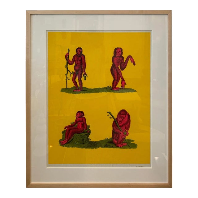 Vintage Tiber Press Framed Print, Simeons For Sale