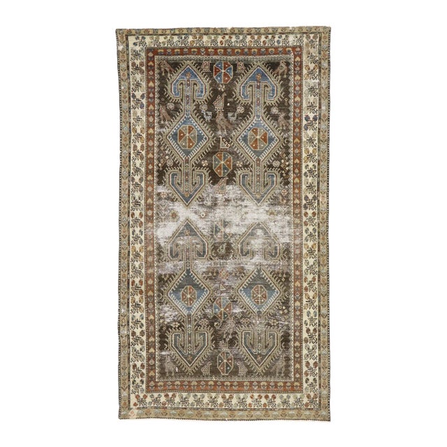 Antique Persian Malayer Rug - 05'03 X 09'08 For Sale