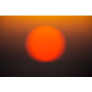 A Farewell to Day 2.2 by Tal Paz-Fridman | Photography of a blurred sunset over the horizon For Sale