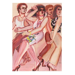 Lester Johnson - New York Dancers 4 Lithograph