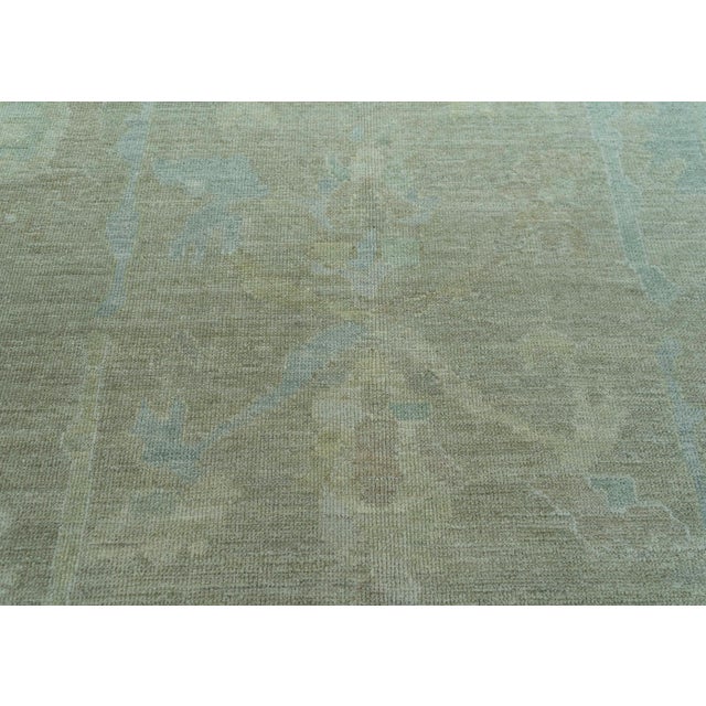 Turkish Turkish Oushak Rug 8'10" x 12'2" #19365 For Sale - Image 3 of 8