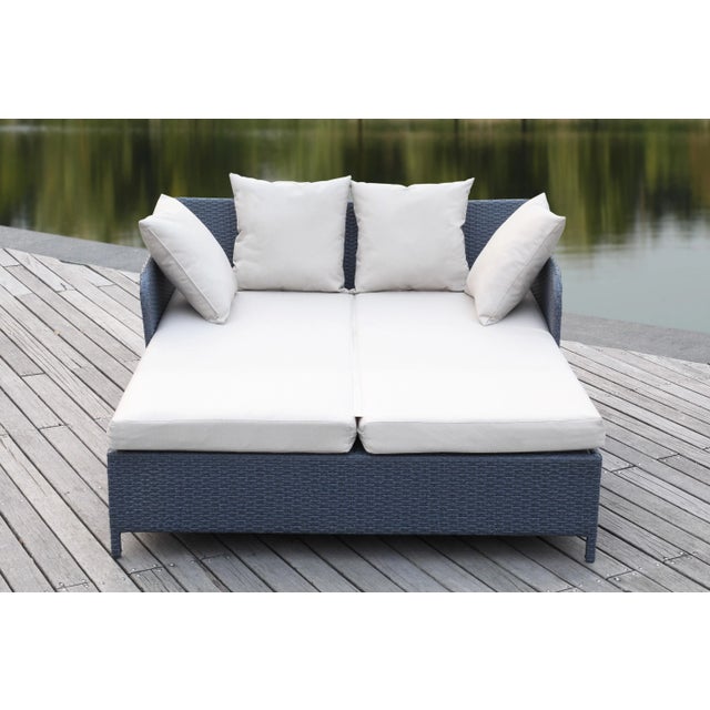 2020s Outdoor Daybed in Titanium & Sand For Sale - Image 5 of 8
