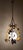 Wrought Iron and Gold Leaf Lamp, Spain, 1960s For Sale - Image 3 of 17