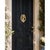 A handsome vintage cast brass door knocker featuring a sculptural horse head framed within a classic horseshoe. The...