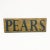 1990s 1990s Wooden Sign "Pears" For Sale - Image 5 of 5