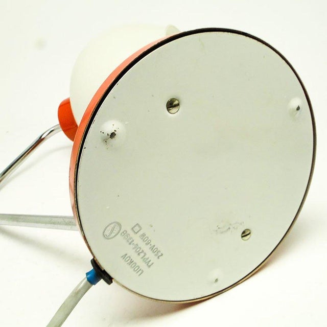 1960s Mid-Century Modern Style Desk Lamp from Lidokov, Czechoslovakia, 1970s For Sale - Image 5 of 9