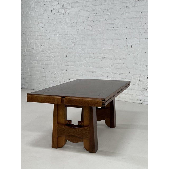 Sébastien Coffee Table attributed to Guillerme & Chambron for Votre Maison, France, 1960s For Sale - Image 12 of 18