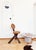1950s Mid-Century French Mediterranean Tripod Side Chair Attributed to Audoux-Minet For Sale - Image 15 of 18