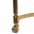 French Neoclassical Style Brass and Glass Coffee Table For Sale In San Francisco - Image 6 of 10