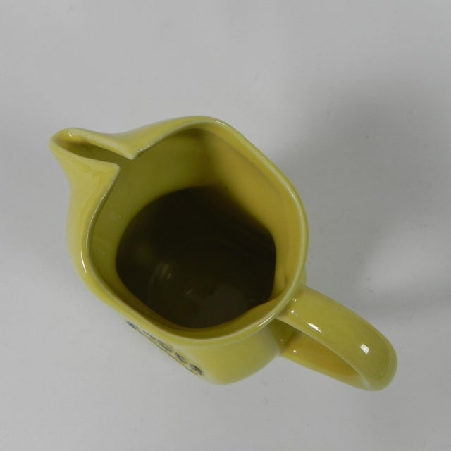 Yellow Water Carafe from Berger, 1950s For Sale - Image 9 of 11