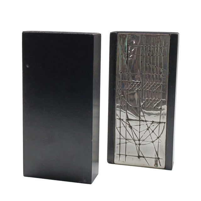 Walter Valentini, Table Sculptures, 1980s, Bronze, Set of 2 For Sale - Image 10 of 14