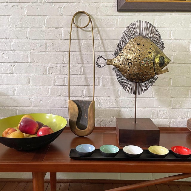 Oversize Brass Safety Pin For Sale In Chicago - Image 6 of 11