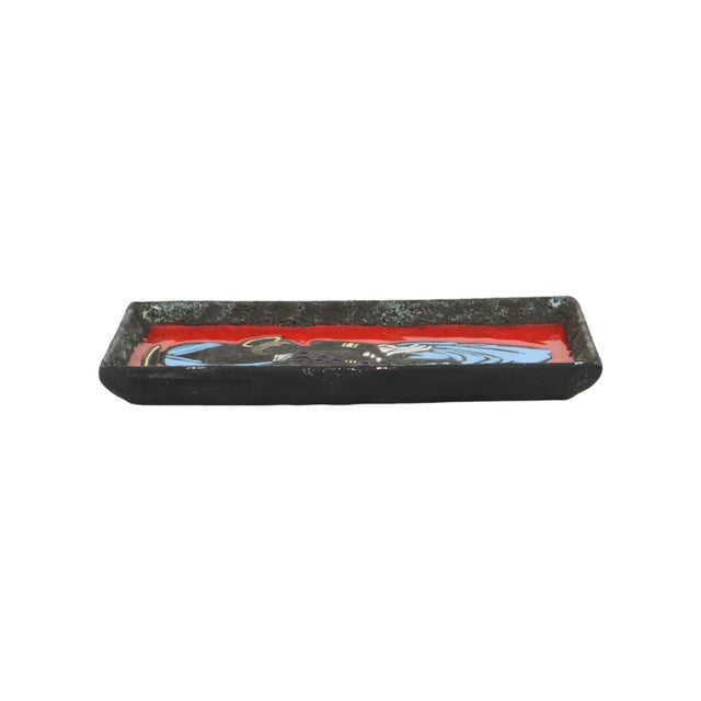 Ceramic Vintage Wall Sculpture in Ceramic, Italy, 1960s For Sale - Image 7 of 11
