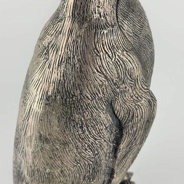 Silver-Plated Brass Penguin Sculpture from Gucci, Italy, 1970s For Sale - Image 13 of 16