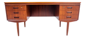 Danish Desk in Teak, 1960s