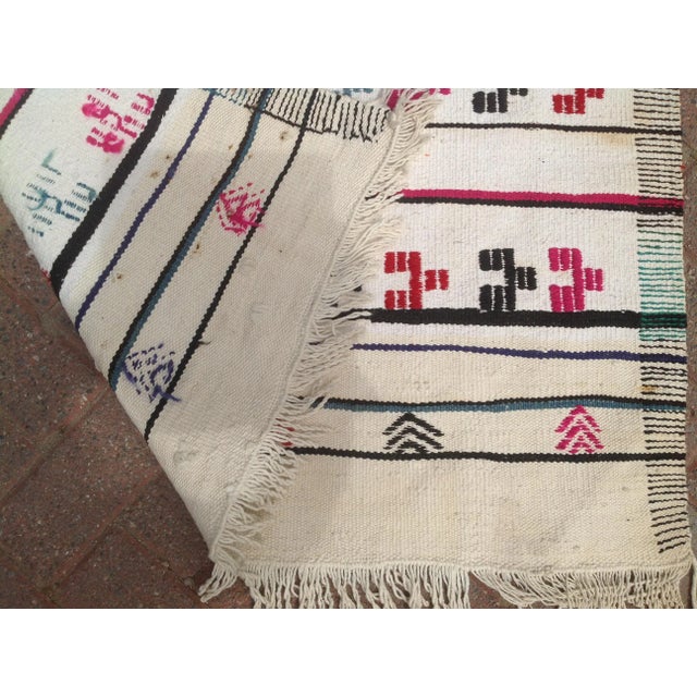 Vintage Turkish Kilim Rug For Sale In Raleigh - Image 6 of 7