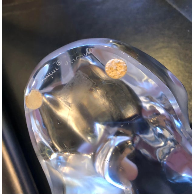 Vintage French Lalique Crystal Glass Polar Bear For Sale - Image 9 of 10