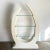 1980s Postmodern Sculpted White Stucco Etagere/Bookshelf For Sale - Image 5 of 10