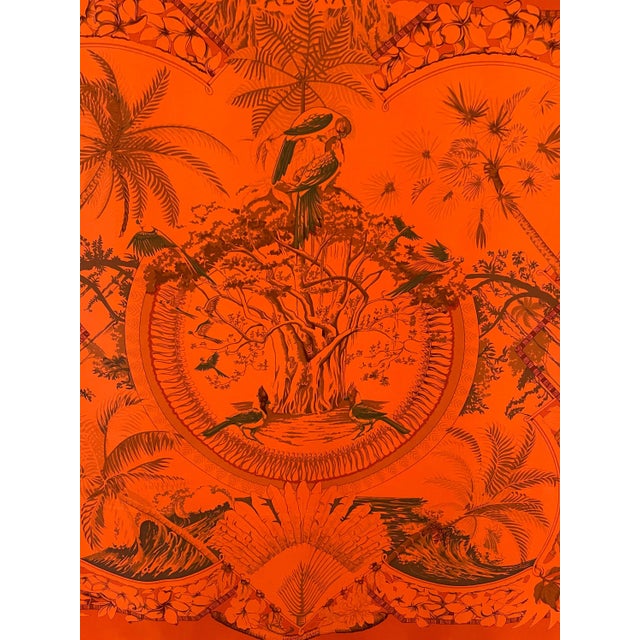 2000 - 2009 Hermès Surteint Aloha Foulard En Soie 2000 Bourthounieux Laurence For Sale - Image 5 of 9