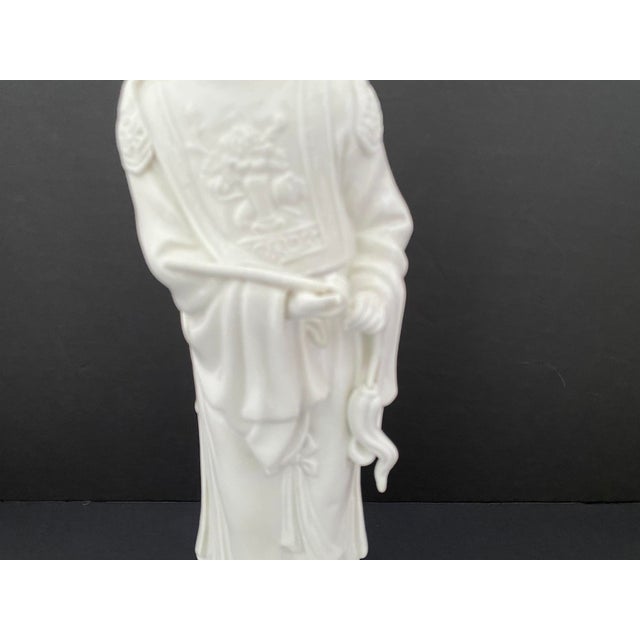 Early 20th C. Blanc DeChine Chinese Figurine-Immortal Taoist Male Statue Dehua Kilns in Fjjian China For Sale - Image 4 of 18