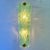 Monumental Green Murano Glass Wall Sconces From Italy – Set of Four For Sale - Image 6 of 7