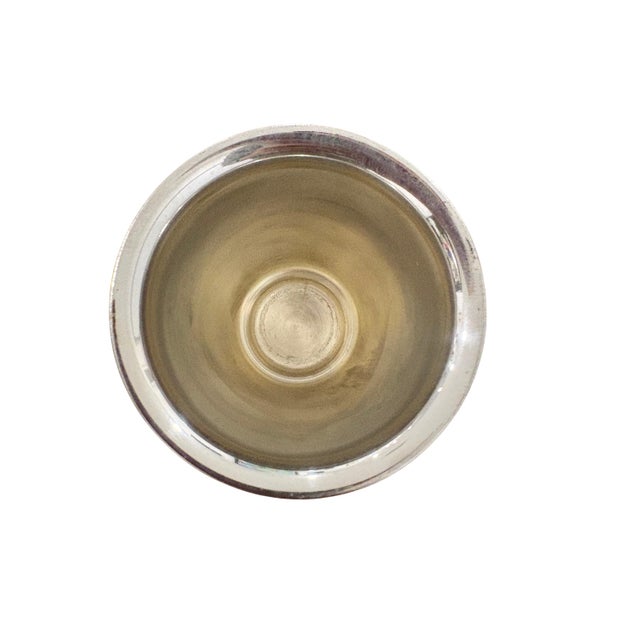 Metal Vintage Gucci Silver-Tone Hound Dog Stirrup Cup For Sale - Image 7 of 7