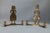 Decorative Scandinavian brass wall candle holders with stylized male and female folk figures, Denmark, 1970s. Decorative...